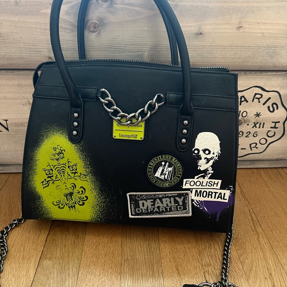 Loungefly Disney Parks Haunted Mansion purse - crossbody bag. Good cond.